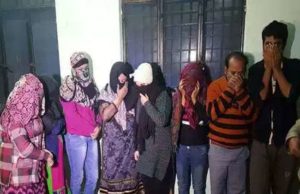 स्पा सेंटर में चल रहे सेक्स रैकेट का हुआ भंडाफोड़,6 लड़कियों सहित 9 लोग गिरफ्तार