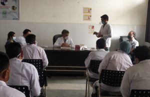 सीएमओ ने कोविड-19 के मद्देनजर ली जिला के ईएमटीज की बैठक