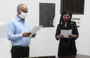 पलवल को मिले तीन सिविल जज : एक ने कार्यभार सम्भाला