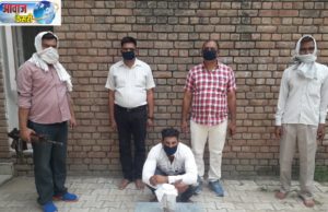पांच हजार का ईनामी भगौड़ा गिरफ्तार