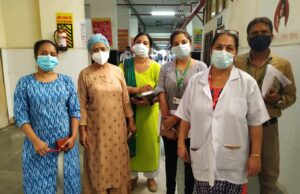 जिला अस्पताल में कायाकल्प टीम आने से हडकंप