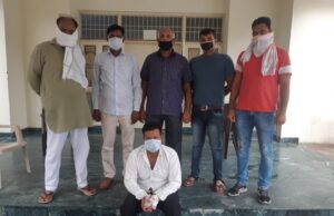 हिरासत से छूटकर भागे मुल्जिम को दोबारा पकड़ बचाई अपनी नाक