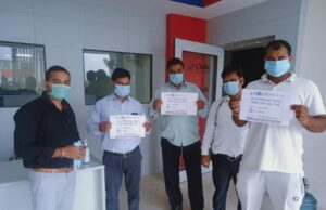 रोड सेफ्टी ओमनी फाउंडेशन ने कोविड 19 की लोगों को दी जानकारी