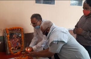 नारायण गरीब परिवार राशन योजना के तहत मुफ़्त राशन वितरण किया गया