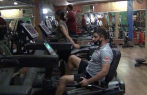 जिम और व्यायामशाला खुले युवाओं में उत्साह नजर आया
