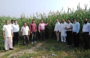 कहाँ पर कृषि एवं किसान कल्याण विभाग के अतिरिक्त निदेशक ने कृषि विभाग द्वारा चलाई जा रही स्कीमों का अवलोकन किया