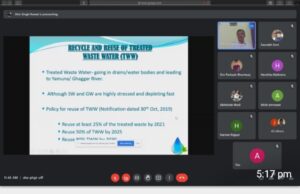 वेबिनार में जल संरक्षण का महत्व बताया