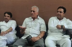 पूर्व मंत्री करण सिंह दलाल ने प्रैसवार्ता कर भाजपा सरकार पर साधा निशाना