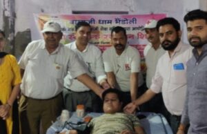 भेंडोली गांव में भगत सिंह की जयंती रक्तदान शिविर आयोजित कर मनाई