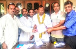 मास्टर वर्ग एसो. ने विधायक को सीएम के नाम सौंपा ज्ञापन