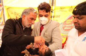 पोलियो से बचाव के लिए बच्चों ने पी दो बूंद जिंदगी की, केंद्रीय मंत्री ने किया अभियान का शुभारंभ