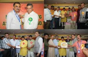 एमडब्ल्यूबी के कार्यक्रम में स्पीकर ज्ञानचंद गुप्ता ने सुमित खन्ना (पंजाब), विशाल सूद (हिमाचल), संजीव शर्मा (दिल्ली) को दिए अधिकार पत्र