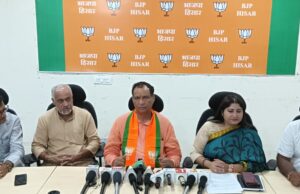 शुक्रवार को केंद्रीय गृहमंत्री की तीन सभाएं, 28 को मोदी हिसार में करेंगे विशाल रैली : मोहन लाल बड़ौली