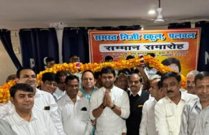 पलवल हुडा सेक्टर 2 स्थित एसपीएस इंटरनेशनल स्कूल में नवनिर्वाचित राज्य मंत्री गौरव गौतम का निजी स्कूल संचालकों द्वारा स्वागत और सम्मान किया गया