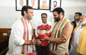 मुख्यमंत्री नायब सैनी ने अन्य मंत्रियों सहित राज्य मंत्री गौरव गौतम को पदभार ग्रहण करवाया