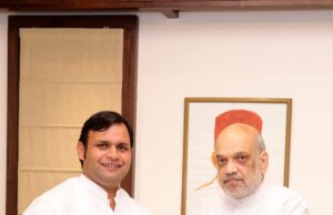 हरियाणा के खेल मंत्री गौरव गौतम ने के देश की गृहमंत्री से मुलाकात