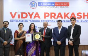 के. आर. मंगलम् विश्वविद्यालय में विद्या प्रकाश कॉन्क्लेव” का सफल आयोजन